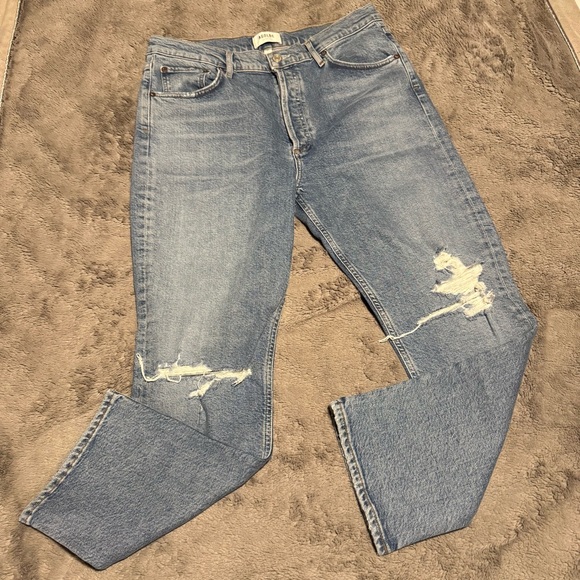 AGolde Riley High Rise Crop Jeans - Picture 3 of 8